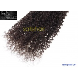 12 pouce - Curly (frisé) Remyhair Tissage brésilien